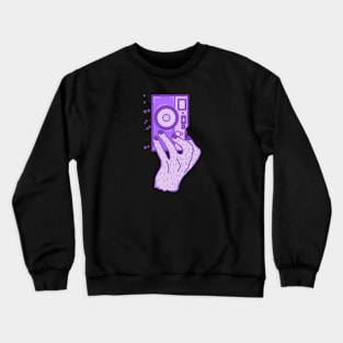 This purple camera Crewneck Sweatshirt